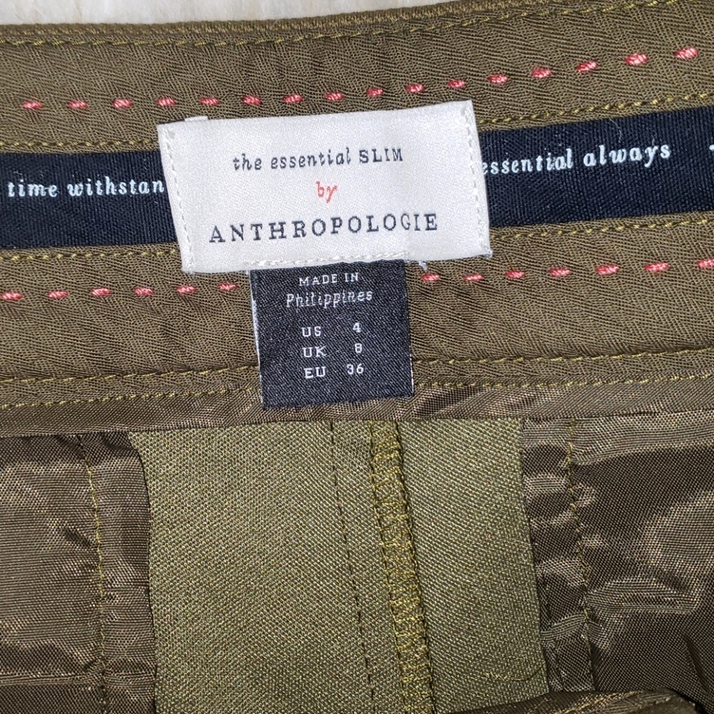 NWT Anthropologie Essential Slim Cargo Pan… - Picture 5 of 8